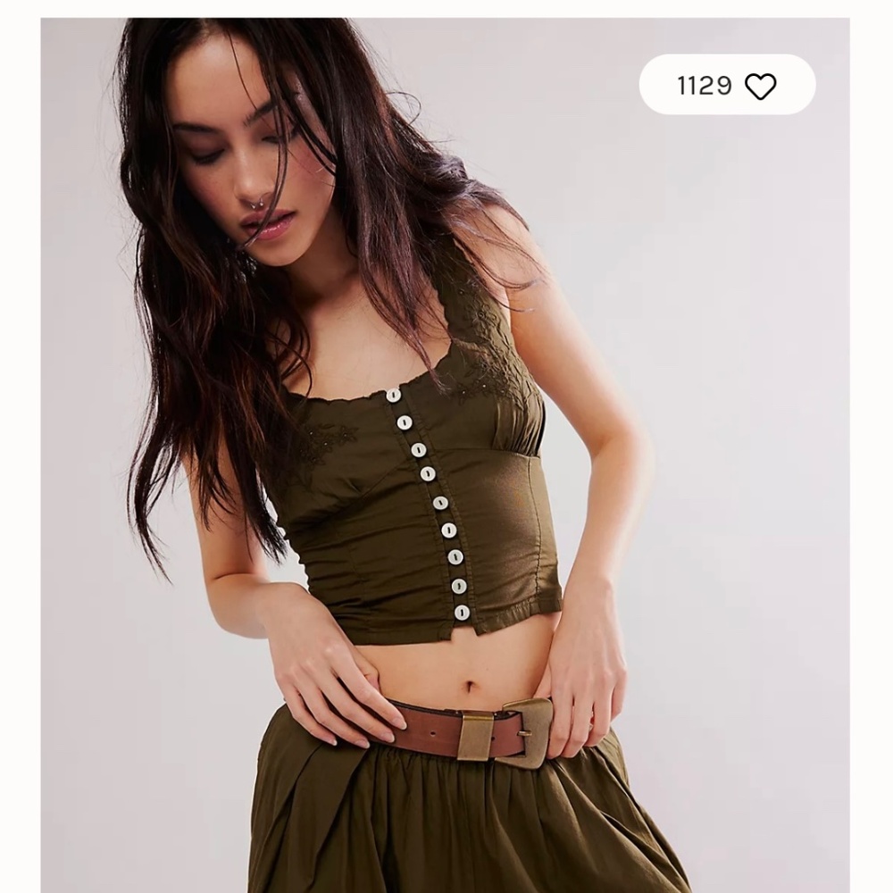 Free People Cropped Tank